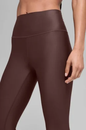 7/8-långa High-Waist Airlift Legging – Brownstone