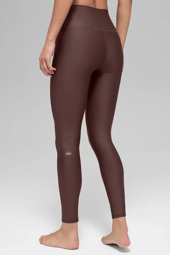 7/8-långa High-Waist Airlift Legging – Brownstone