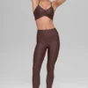7/8-långa High-Waist Airlift Legging – Brownstone