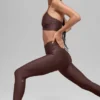 7/8-långa High-Waist Airlift Legging – Brownstone