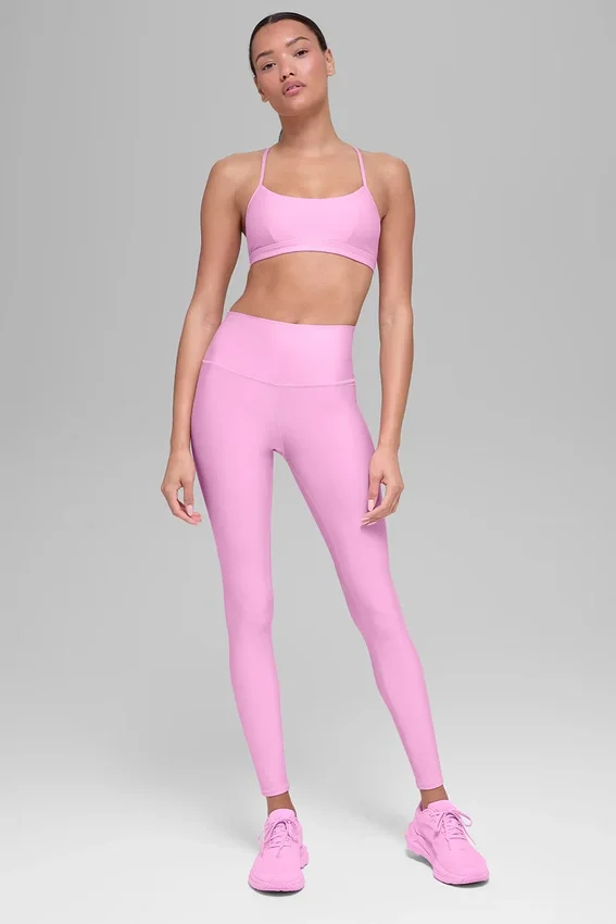 7/8-långa High-Waist Airlift Legging – Candy Heart Pink