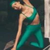 7/8-långa High-Waist Airlift Legging – Emerald Isle