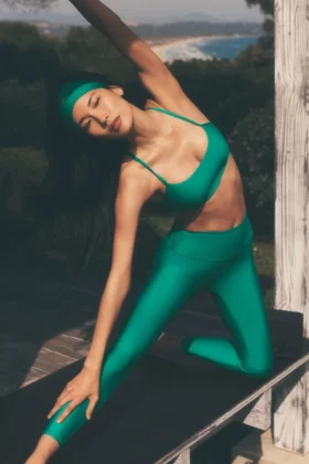 7/8-långa High-Waist Airlift Legging – Emerald Isle
