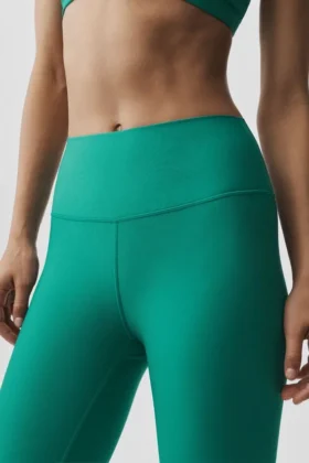 7/8-långa High-Waist Airlift Legging – Emerald Isle