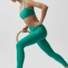 7/8-långa High-Waist Airlift Legging – Emerald Isle