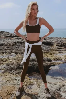 7/8-långa High-Waist Airlift Legging – Espresso