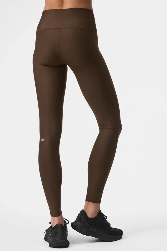 7/8-långa High-Waist Airlift Legging – Espresso