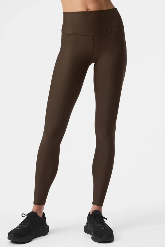 7/8-långa High-Waist Airlift Legging – Espresso