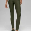 7/8-långa High-Waist Airlift Legging – Green Olive