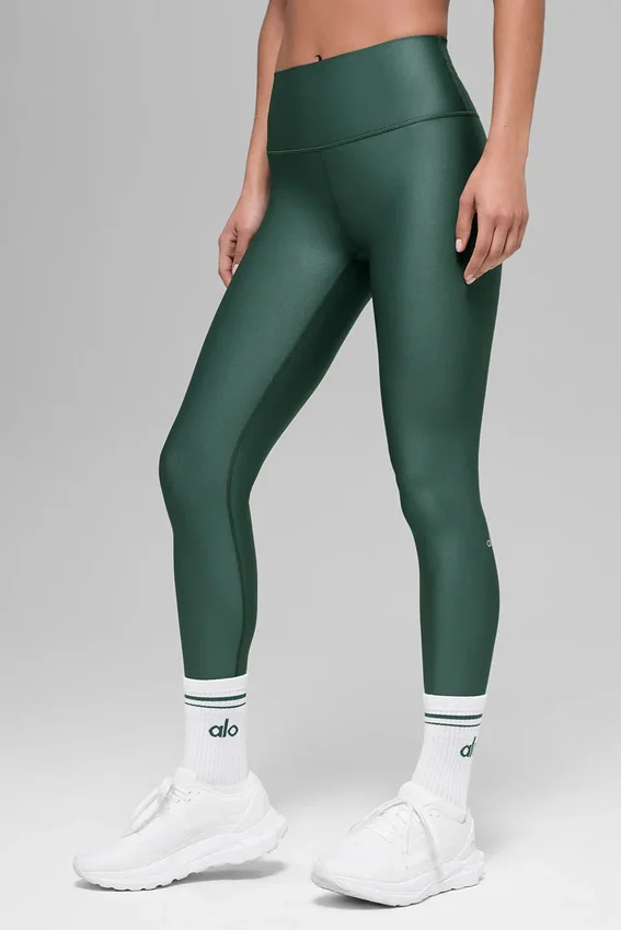 7/8-långa High-Waist Airlift Legging – klövergrön