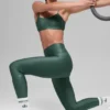7/8-långa High-Waist Airlift Legging – klövergrön