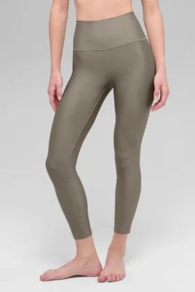 7/8-långa High-Waist Airlift Legging – Light Cocoa
