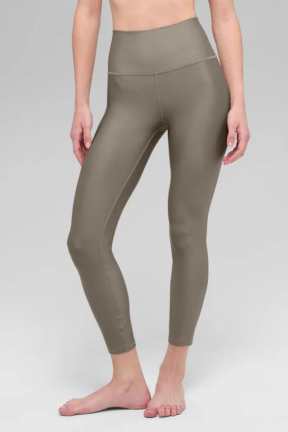 7/8-långa High-Waist Airlift Legging – Light Cocoa