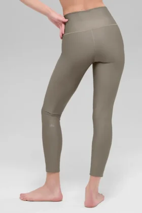 7/8-långa High-Waist Airlift Legging – Light Cocoa