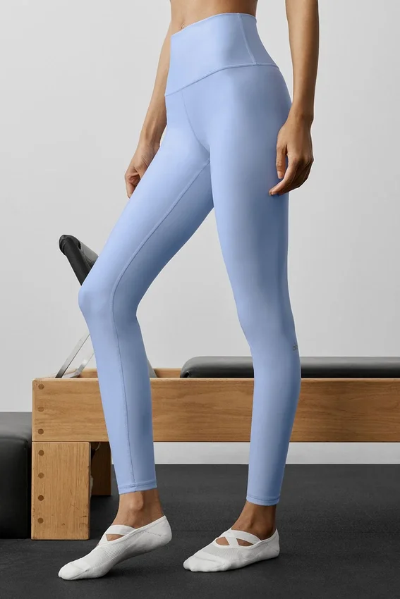 7/8-långa High-Waist Airlift Legging – Light Provence Blue