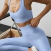 7/8-långa High-Waist Airlift Legging – Light Provence Blue