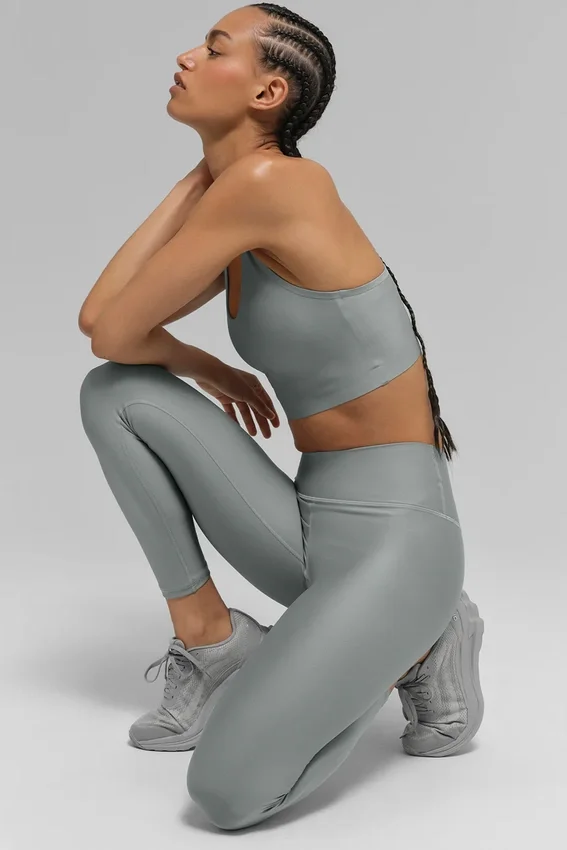 7/8-långa High-Waist Airlift Legging – Lunar Grey