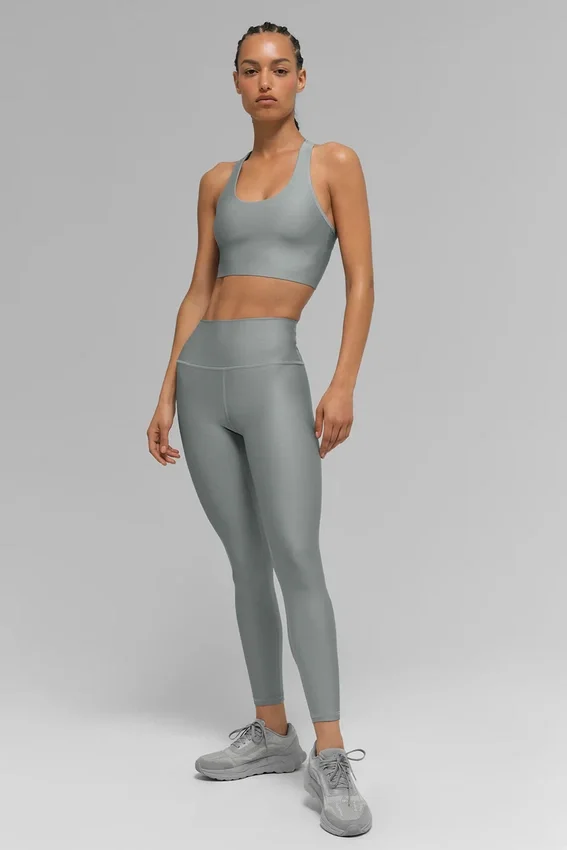 7/8-långa High-Waist Airlift Legging – Lunar Grey