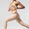 7/8-långa High-Waist Airlift Legging – Macadamia