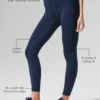 7/8-långa High-Waist Airlift Legging – Navy