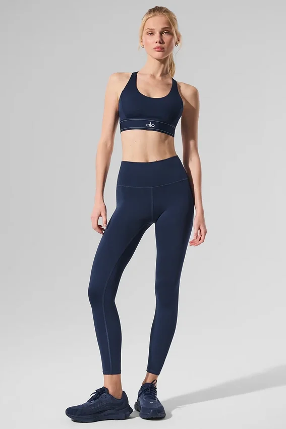 7/8-långa High-Waist Airlift Legging – Navy