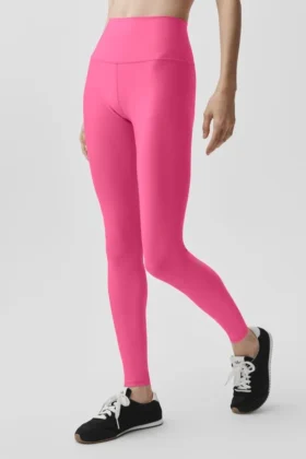 7/8-långa High-Waist Airlift Legging – Paradise Pink