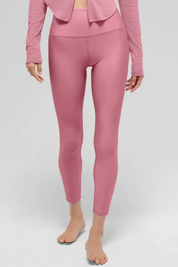 7/8-långa High-Waist Airlift Legging – Pink Wild Rose