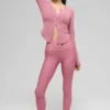 7/8-långa High-Waist Airlift Legging – Pink Wild Rose