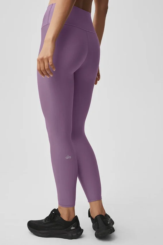 7/8-långa High-Waist Airlift Legging – Plum Kiss