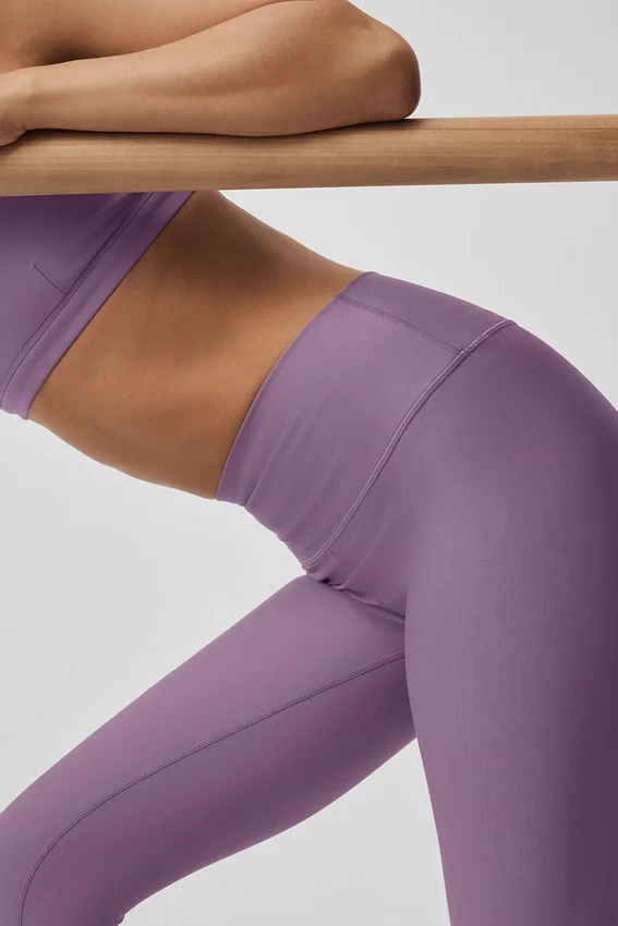 7/8-långa High-Waist Airlift Legging – Plum Kiss