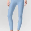 7/8-långa High-Waist Airlift Legging – Seashell Blue