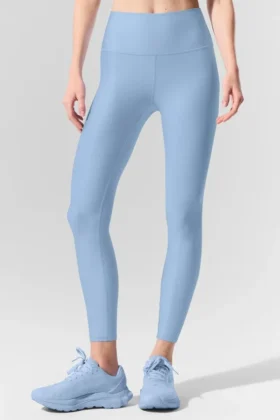 7/8-långa High-Waist Airlift Legging – Seashell Blue