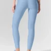 7/8-långa High-Waist Airlift Legging – Seashell Blue