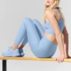7/8-långa High-Waist Airlift Legging – Seashell Blue