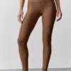 7/8-långa High-Waist Airlift Legging – Sun Kissed Brown