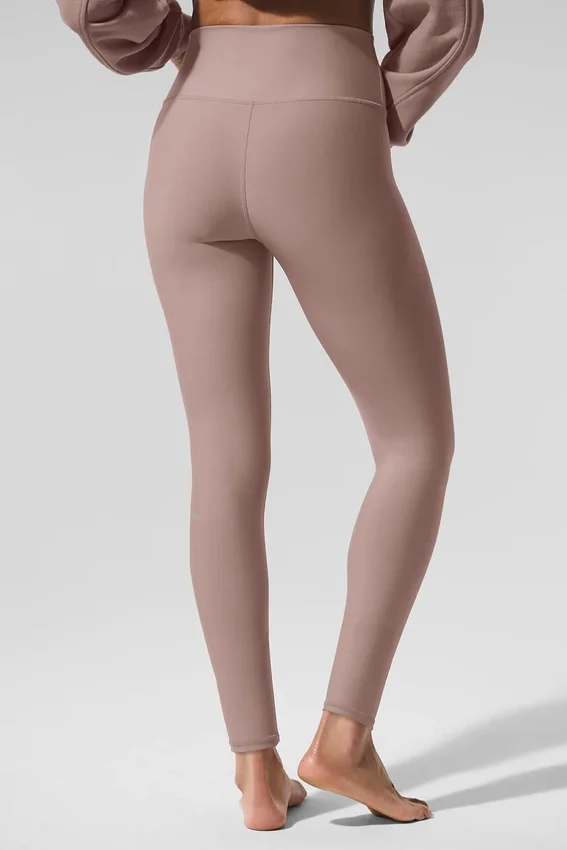 7/8-långa High-Waist Airlift Legging – Taupe