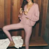 7/8-långa High-Waist Airlift Legging – vintage-rosa