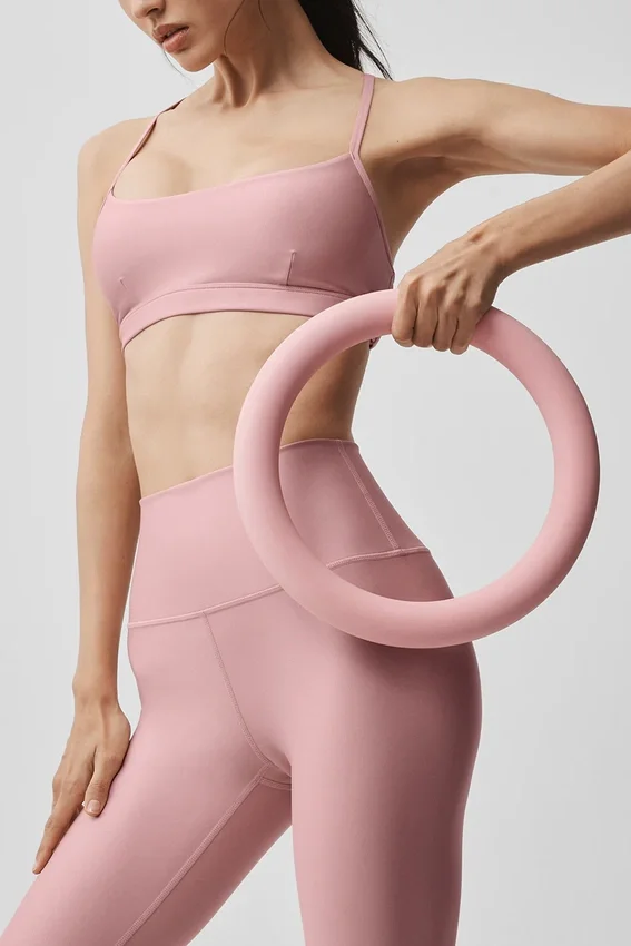 7/8-långa High-Waist Airlift Legging – vintage-rosa