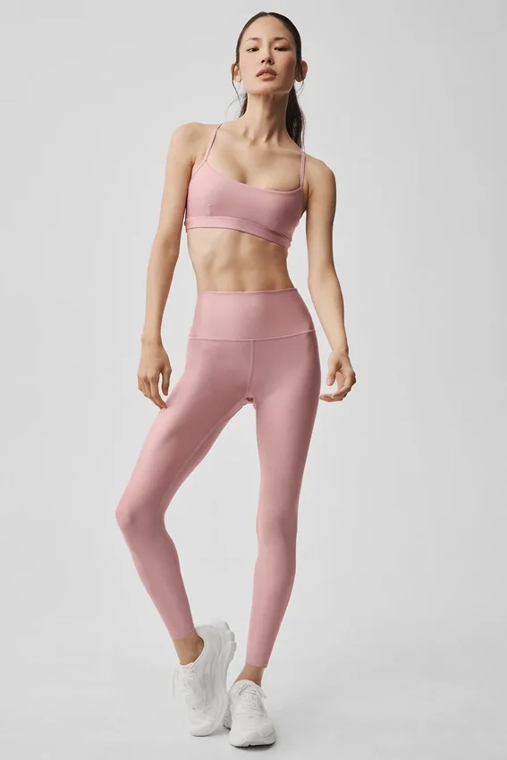 7/8-långa High-Waist Airlift Legging – vintage-rosa