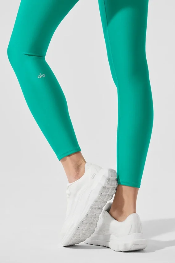 7/8-långa High-Waist Airlift Leggings – Spruce Green