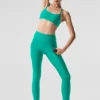 7/8-långa High-Waist Airlift Leggings – Spruce Green
