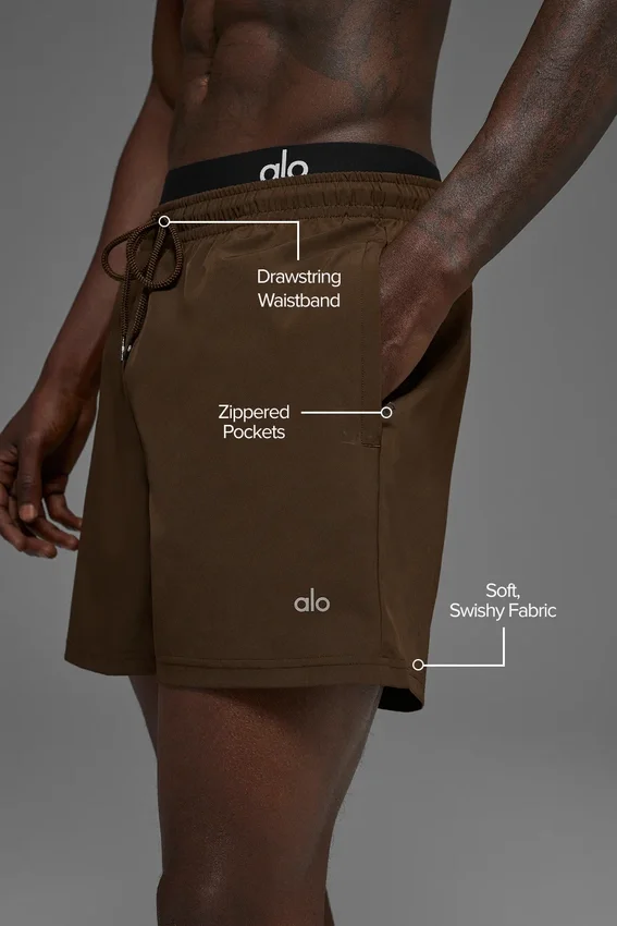 7" Circuit Shorts – Espresso