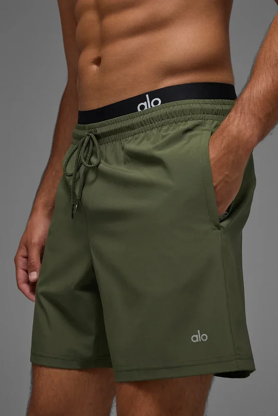7" Circuit Shorts – Green Olive