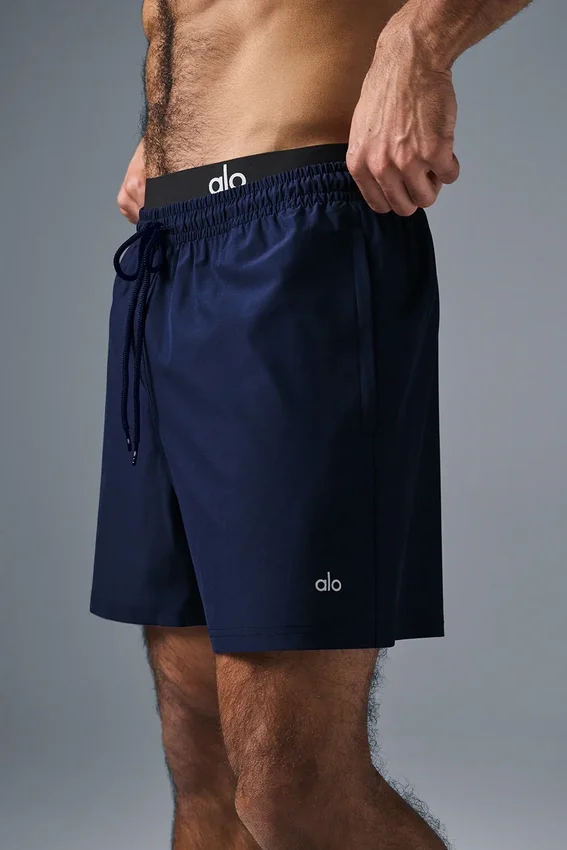 7" Circuit Shorts – Marinblå