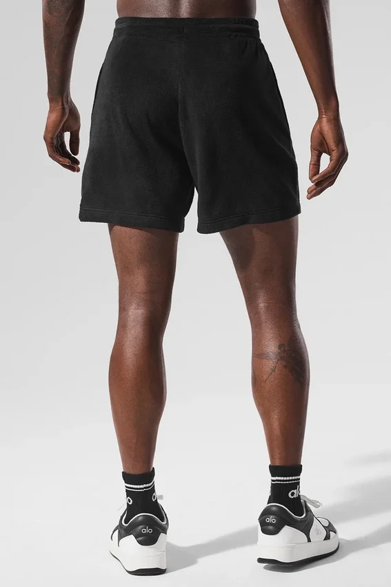7" Coastal Terry Shorts – Svart