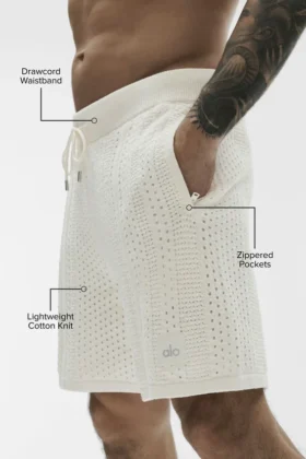 7″ Coastline Knit Shorts – Ivory