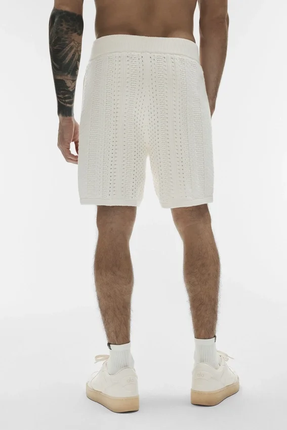 7" Coastline Knit Shorts – Ivory