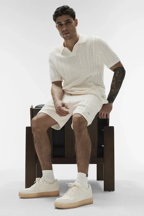 7" Coastline Knit Shorts – Ivory