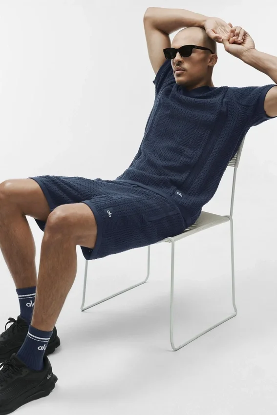 7" Coastline Knit Shorts – Navy