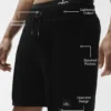 7" Coastline Knit Shorts – Svart